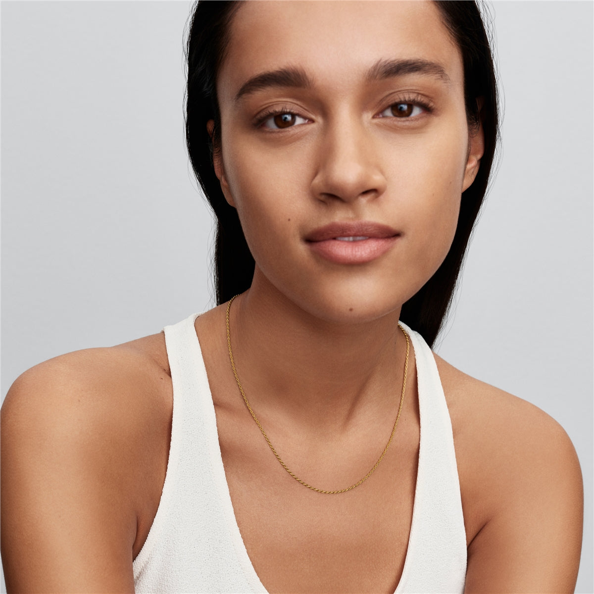 Pandora Gold Rope Chain Necklace