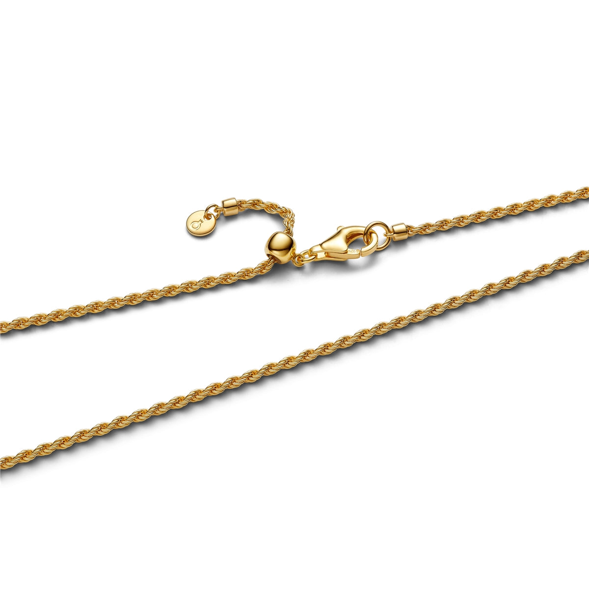 Pandora Gold Rope Chain Necklace