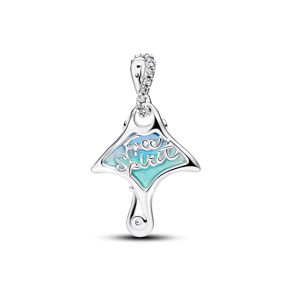 Pandora Silver Manta Ray Dangle Charm
