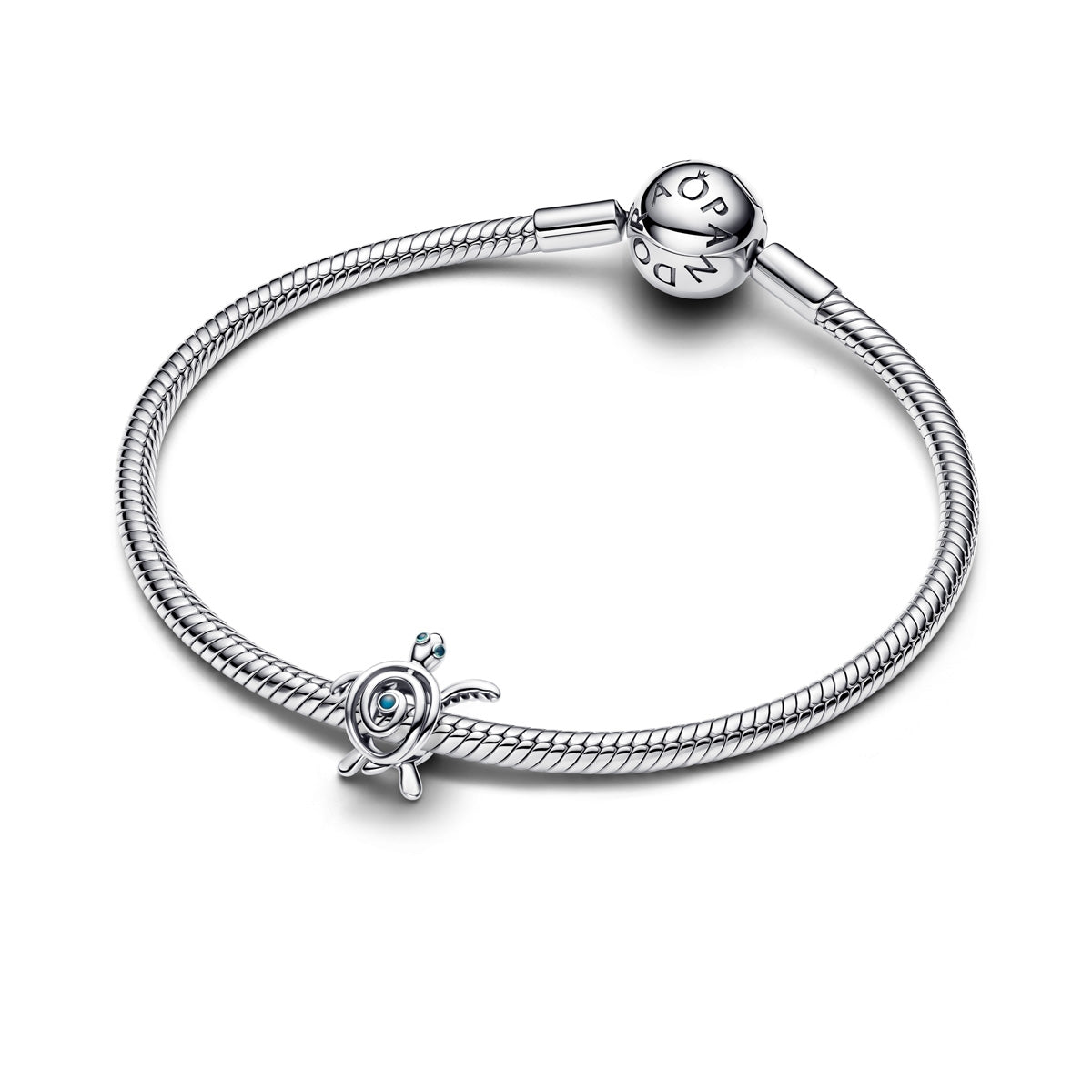 Pandora Silver Openwork Sea Turtle Charm