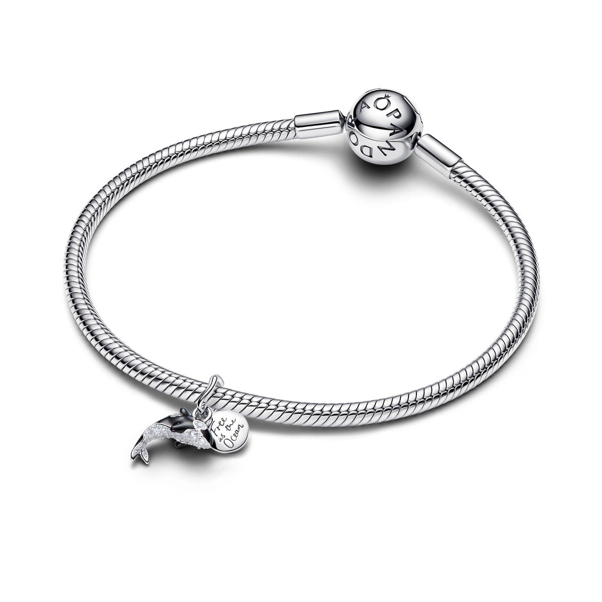 Pandora Silver Orca Dangle Charm