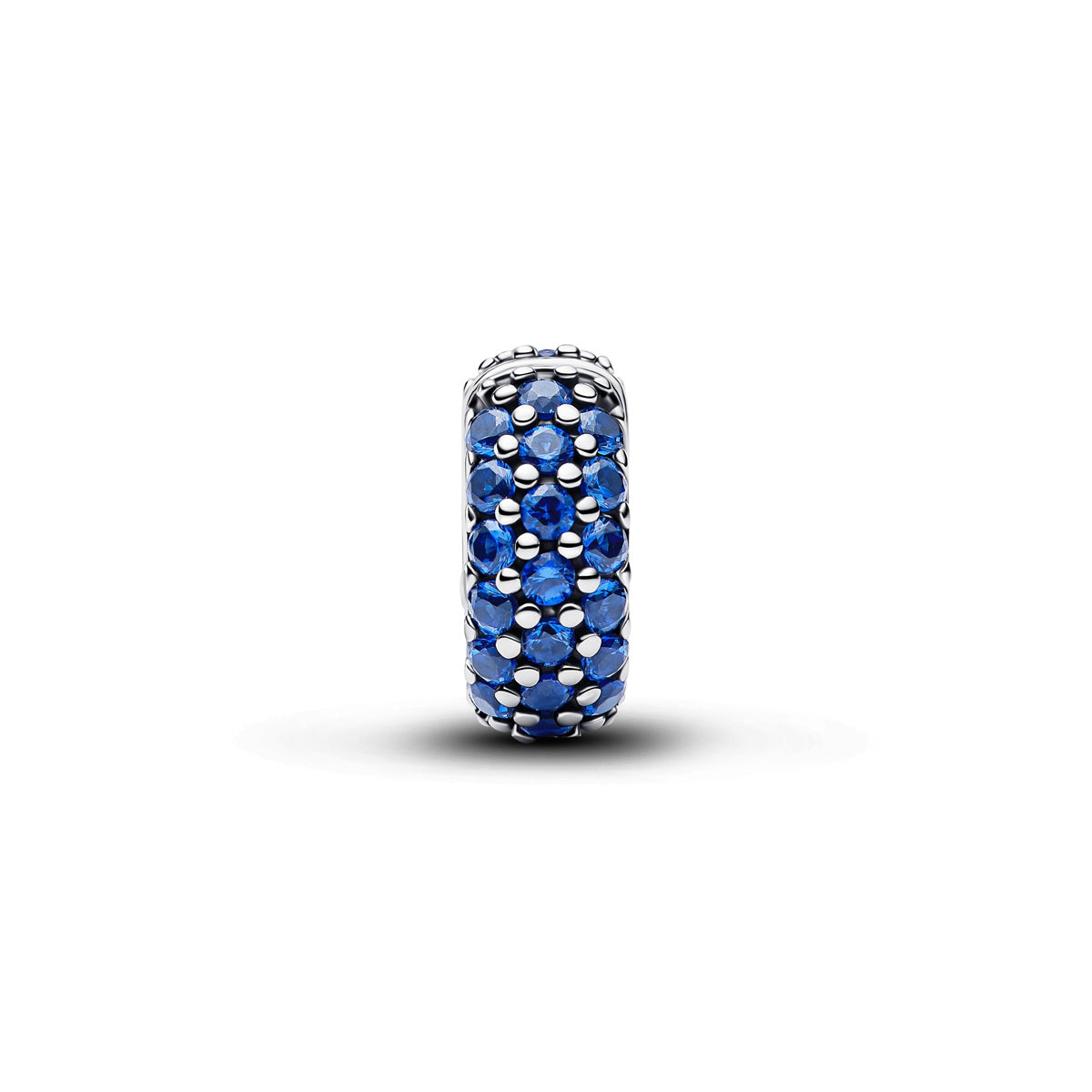 Pandora Silver Royal Blue Stone Clip Charm