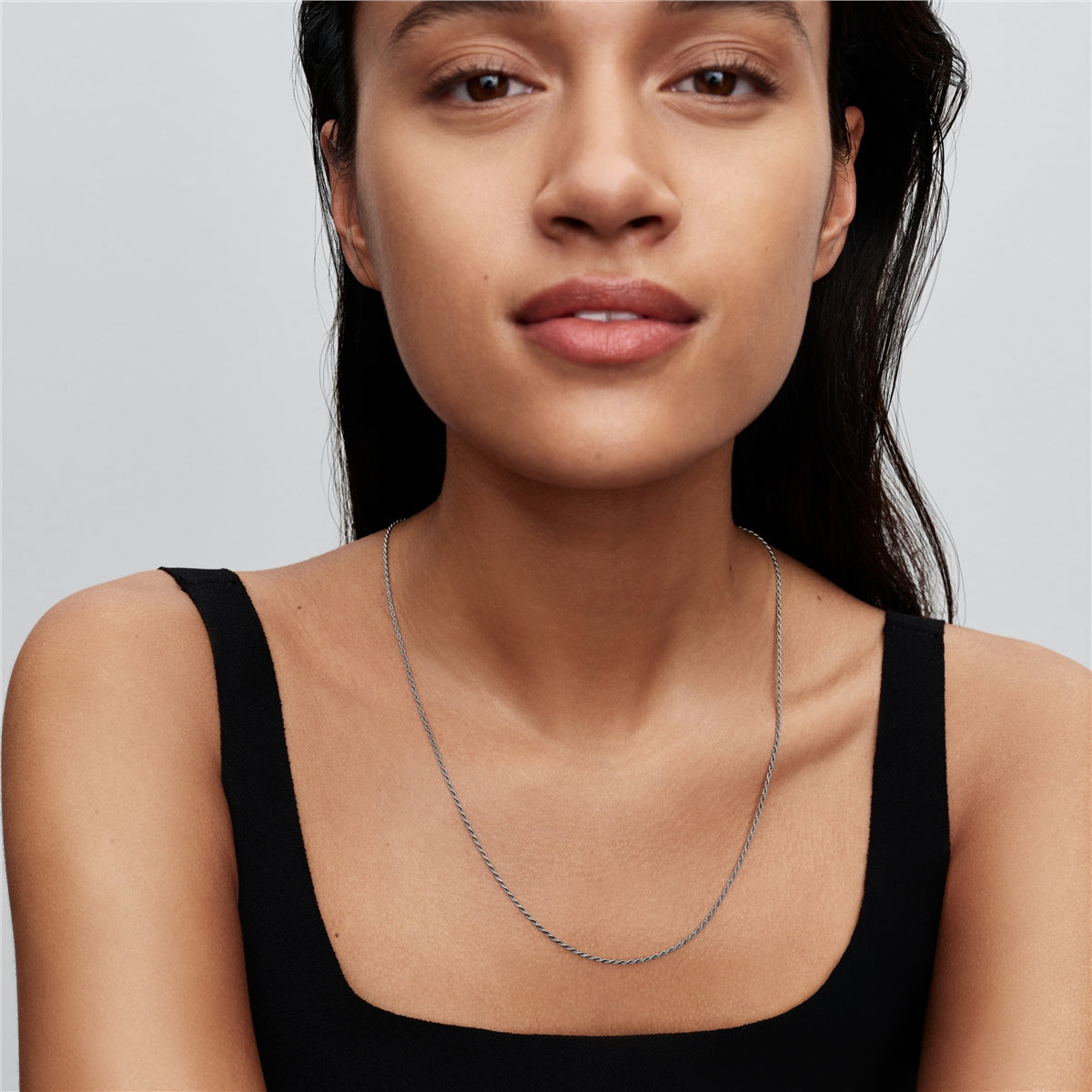Pandora Silver Rope Chain Necklace