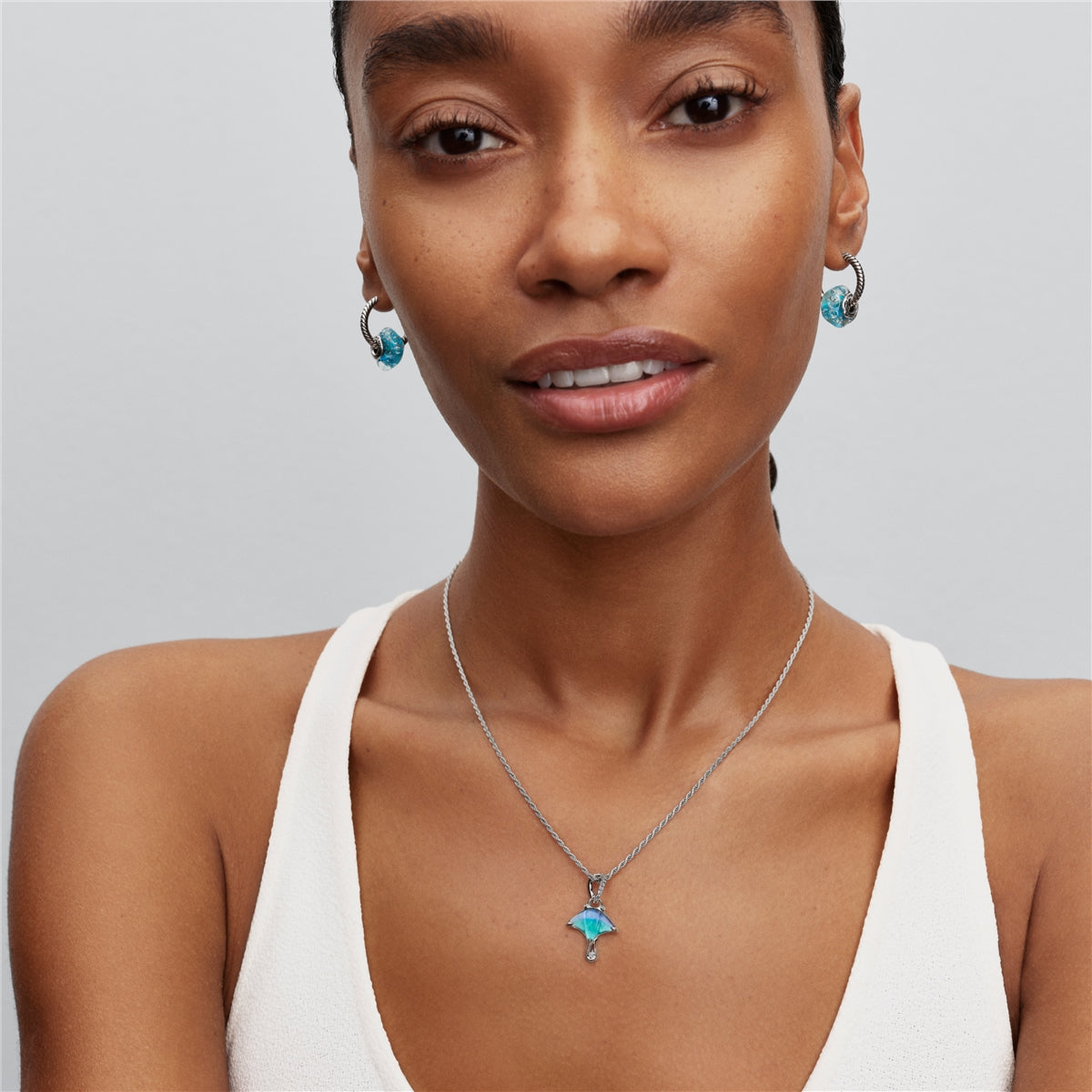 Pandora Silver Rope Chain Necklace