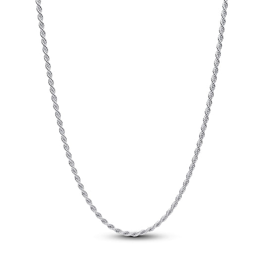 Pandora Silver Rope Chain Necklace