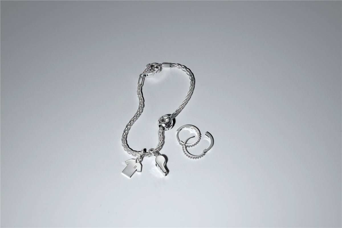 Pandora Silver Sparkling Mini Hoop Earrings