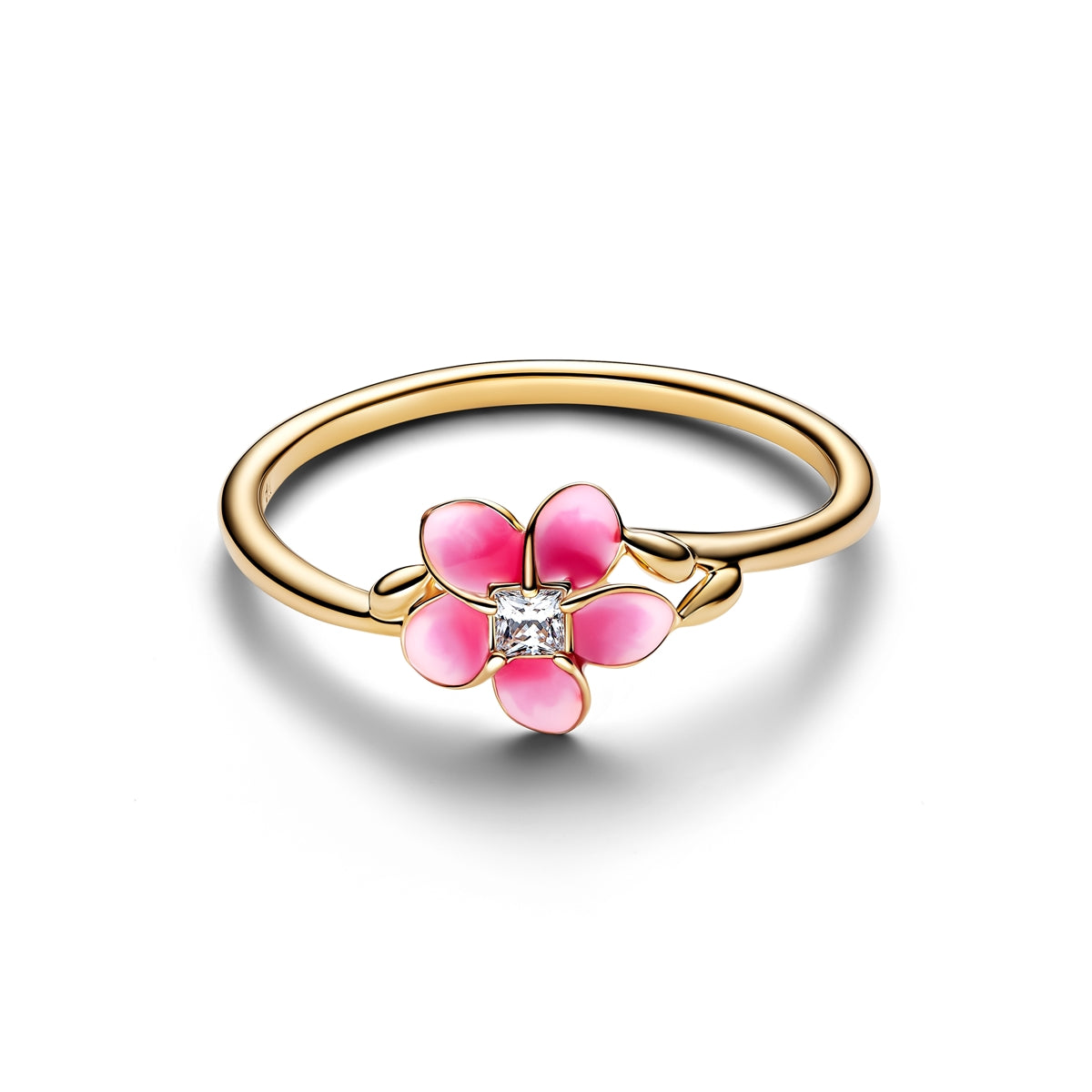 Pandora Gold Disney Moana Flower Ring