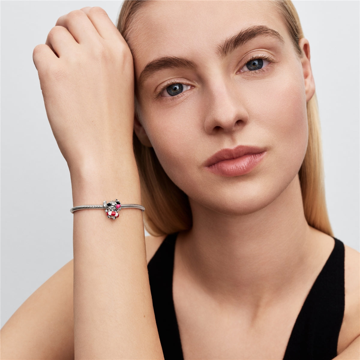 Pandora Silver Disney Stitch Summer Fun Charm