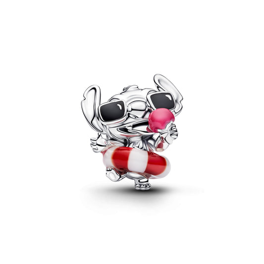 Pandora Silver Disney Stitch Summer Fun Charm