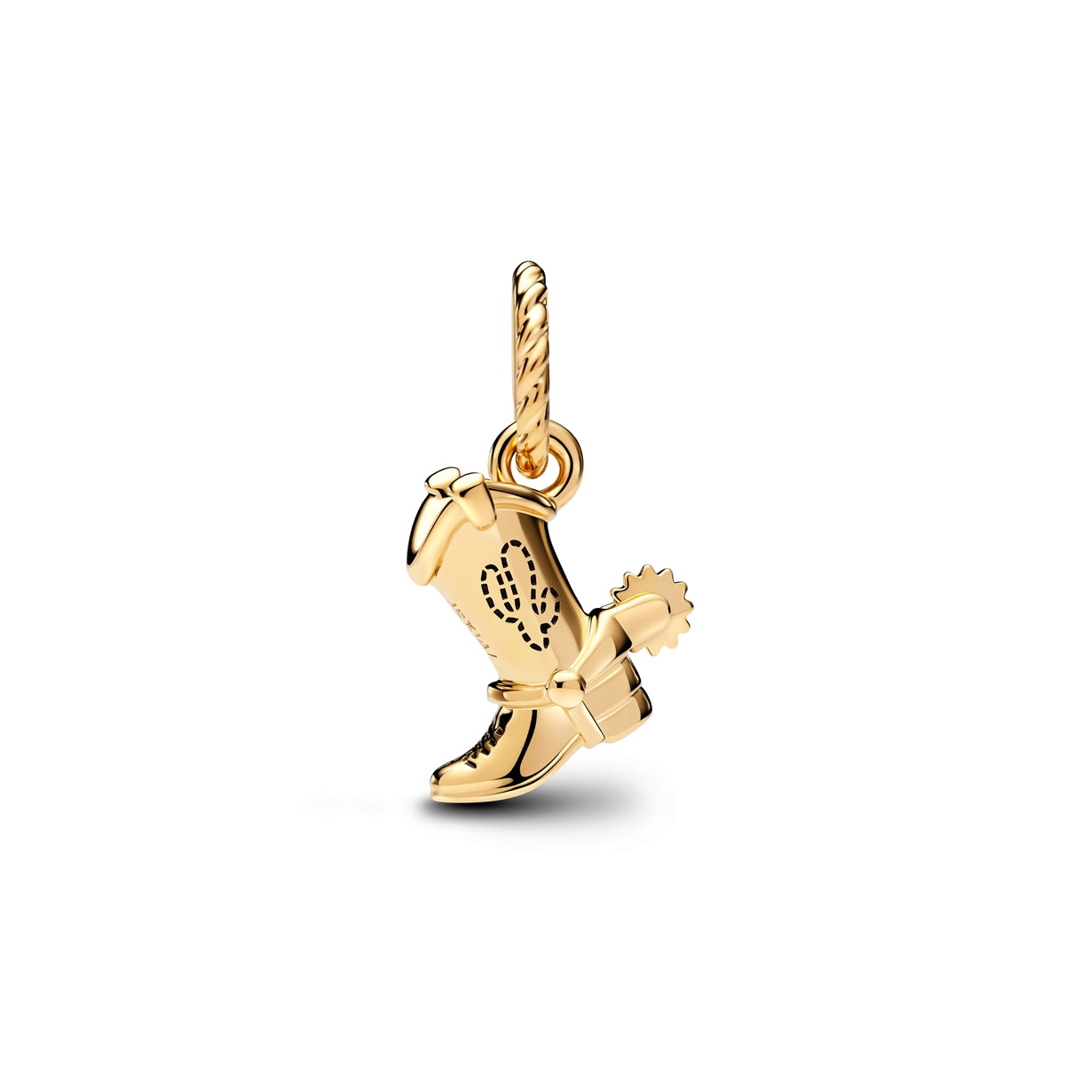 Pandora Gold Disney Pixar Toy Story Cowboy Boot Charm