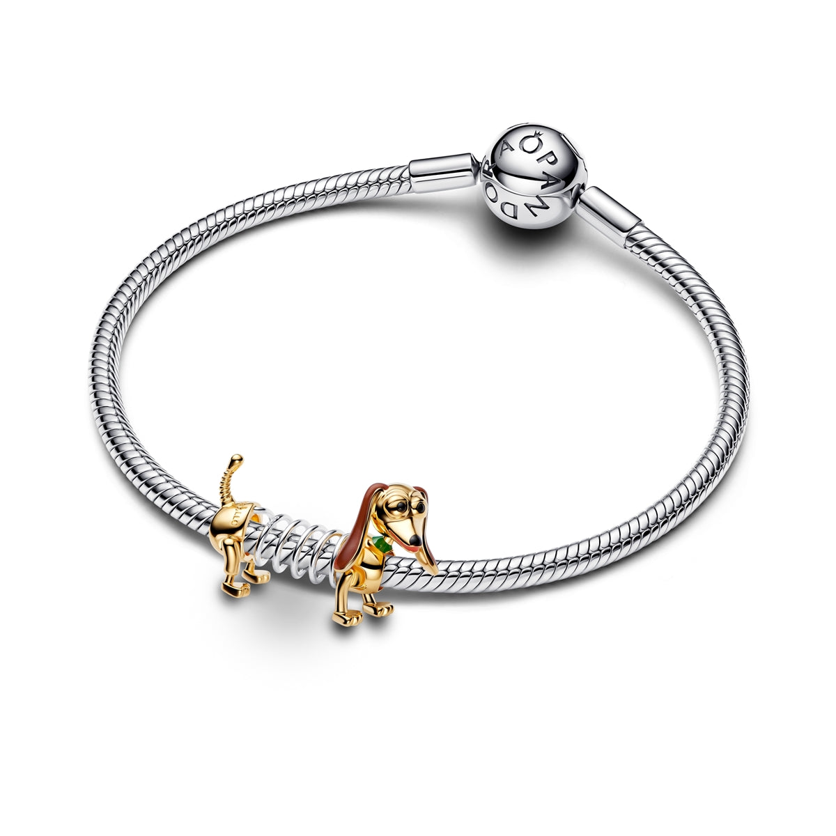 Pandora Gold Disney Pixar Toy Story Slinky Dog Charm