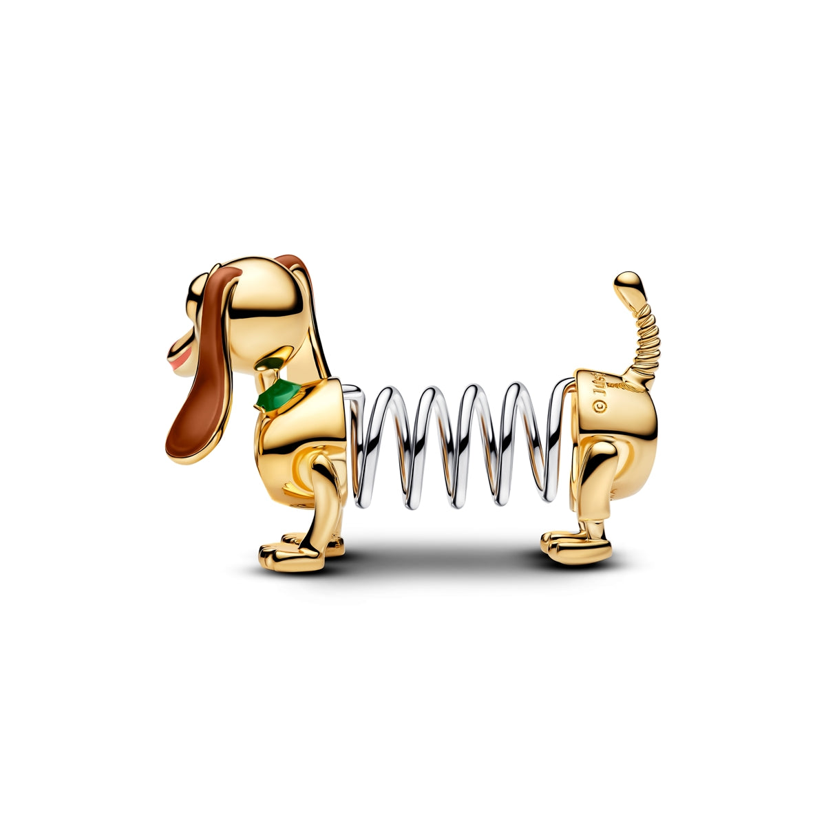 Pandora Gold Disney Pixar Toy Story Slinky Dog Charm