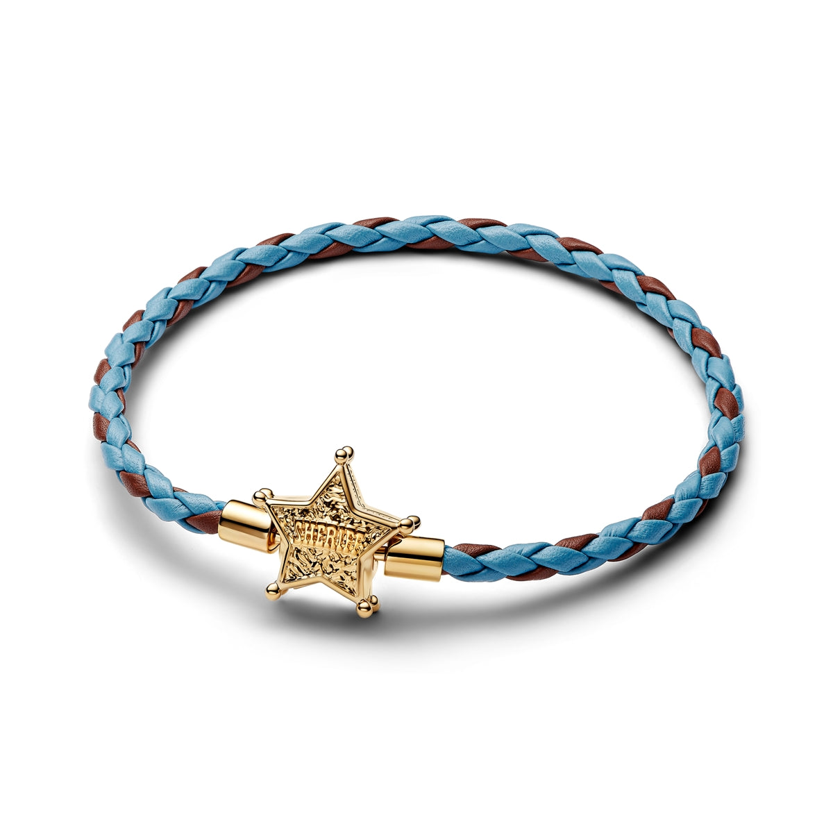 Pandora Gold Disney Pixar Toy Story Sheriff Star Bracelet