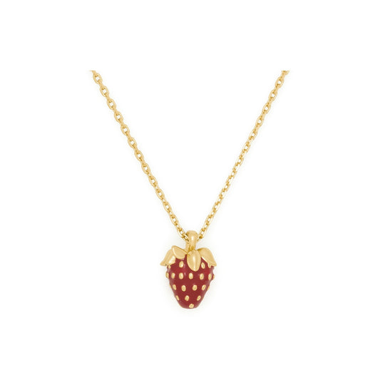 Kate Spade New York Gold Gifting Berry Happy Necklace