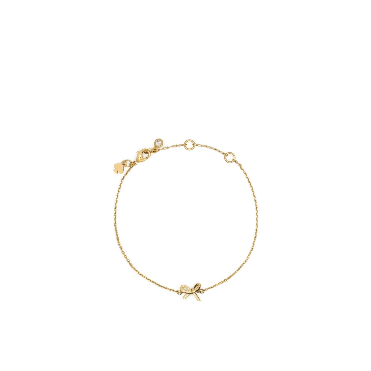 Kate Spade New York Gold Girlie Pearlie Bow Bracelet