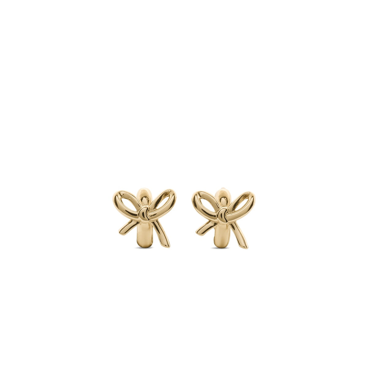 Kate Spade New York Gold Girlie Pearlie Bow Huggies