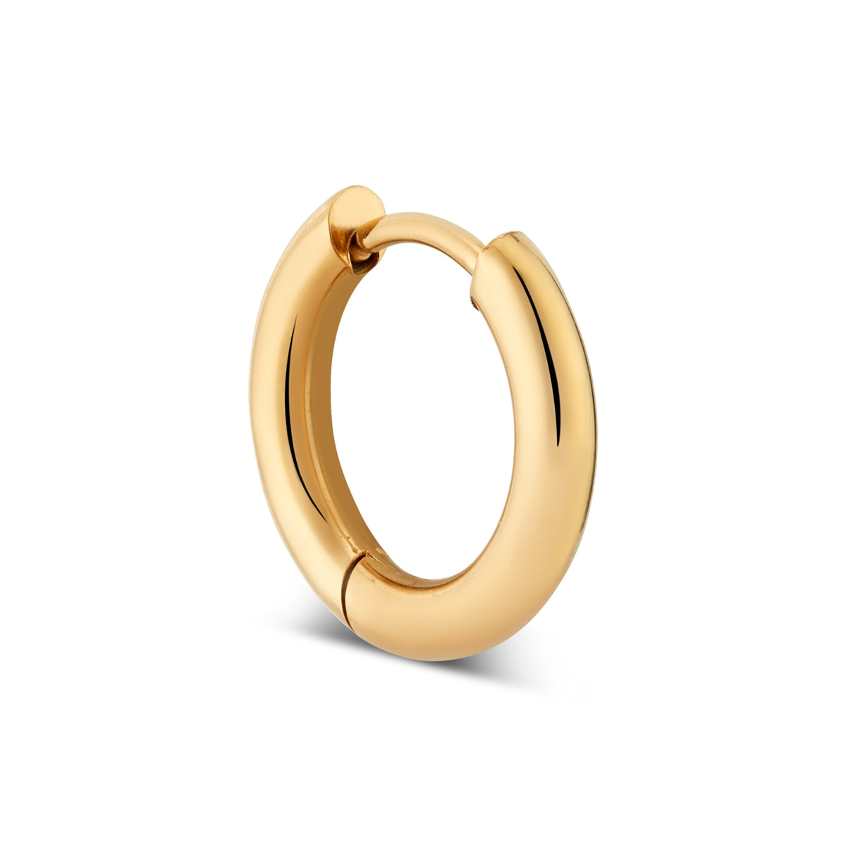Over & Over Gold Stainless Steel Green CZ Stud & Hoop Set