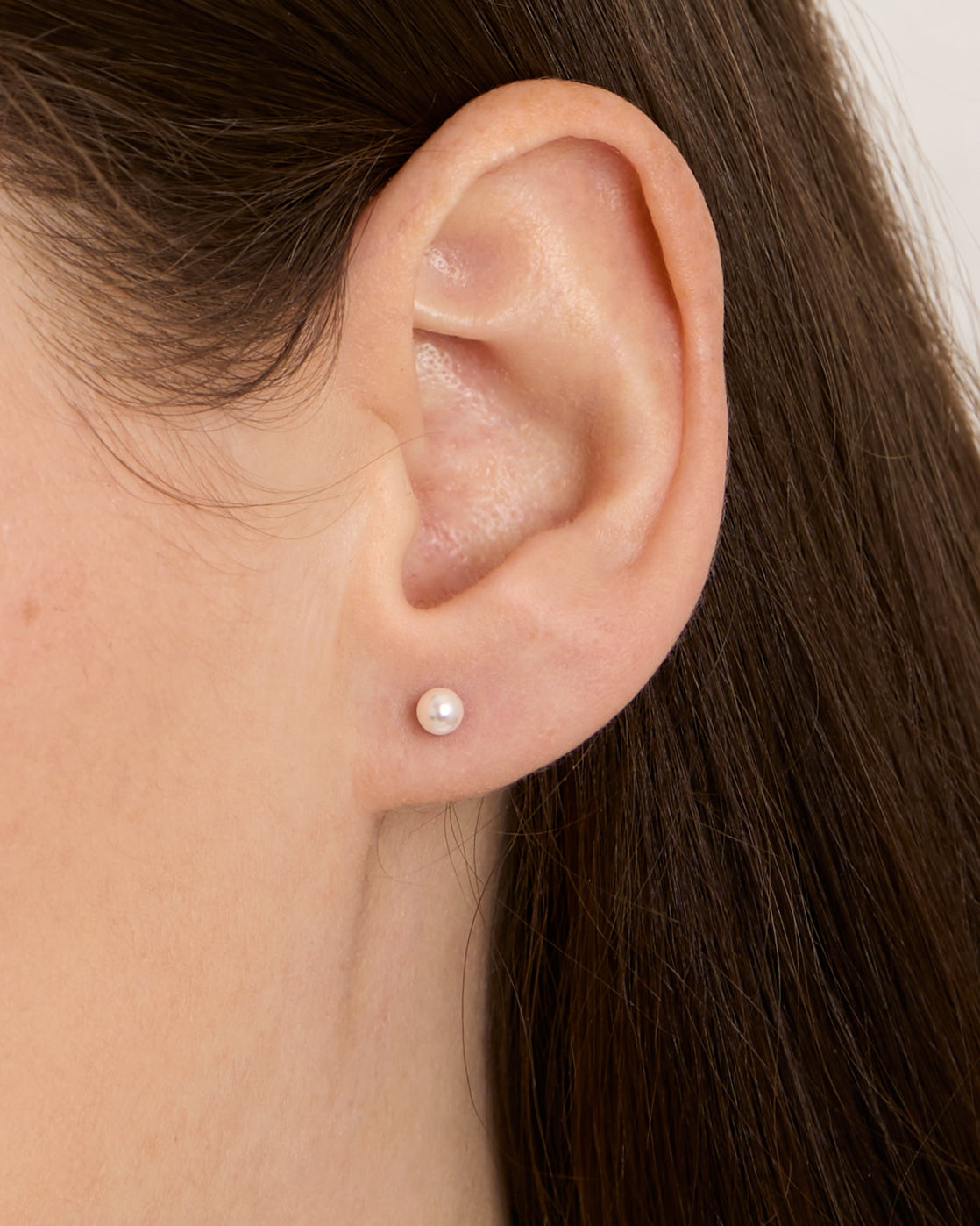Over & Over Gold Stainless Steel Shell Stud & Hoop Set