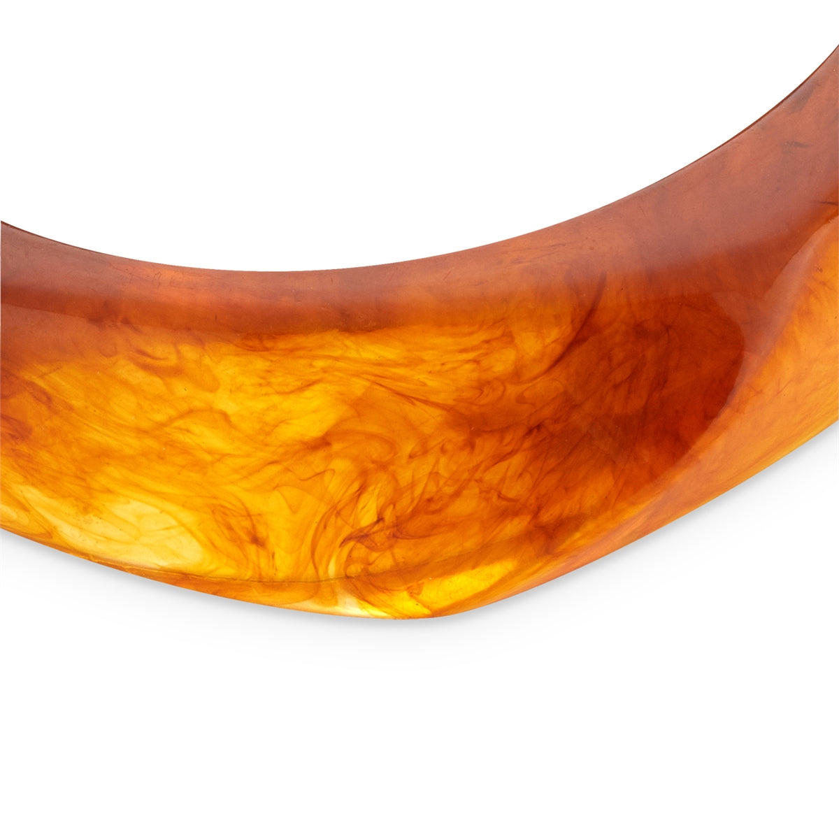 August Woods Brown Resin Bangle