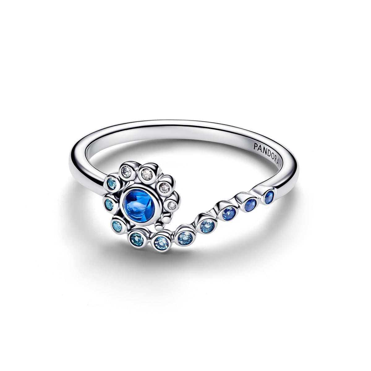 Pandora Silver Disney Moana Ocean Wave Ring