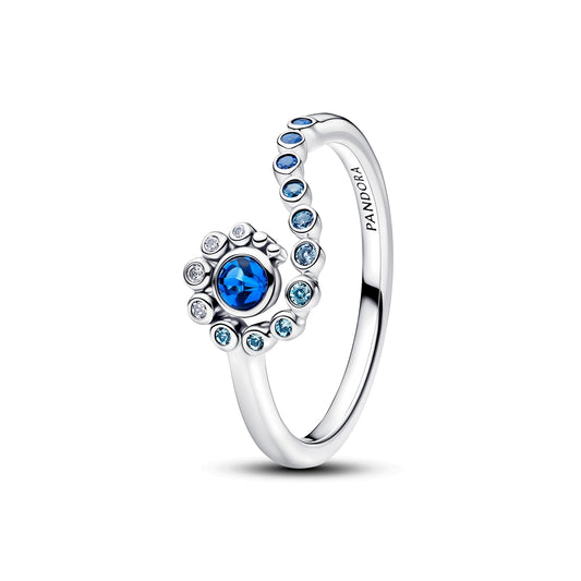 Pandora Silver Disney Moana Ocean Wave Ring