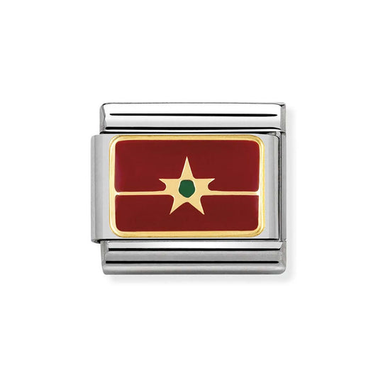 Nomination Morocco Flag Charm