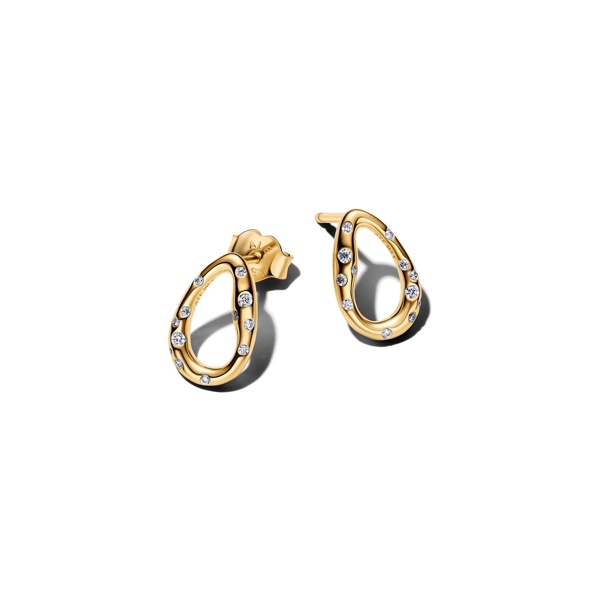 Pandora Organically Shaped Stone-Set Oval Necklace & Earrings Set