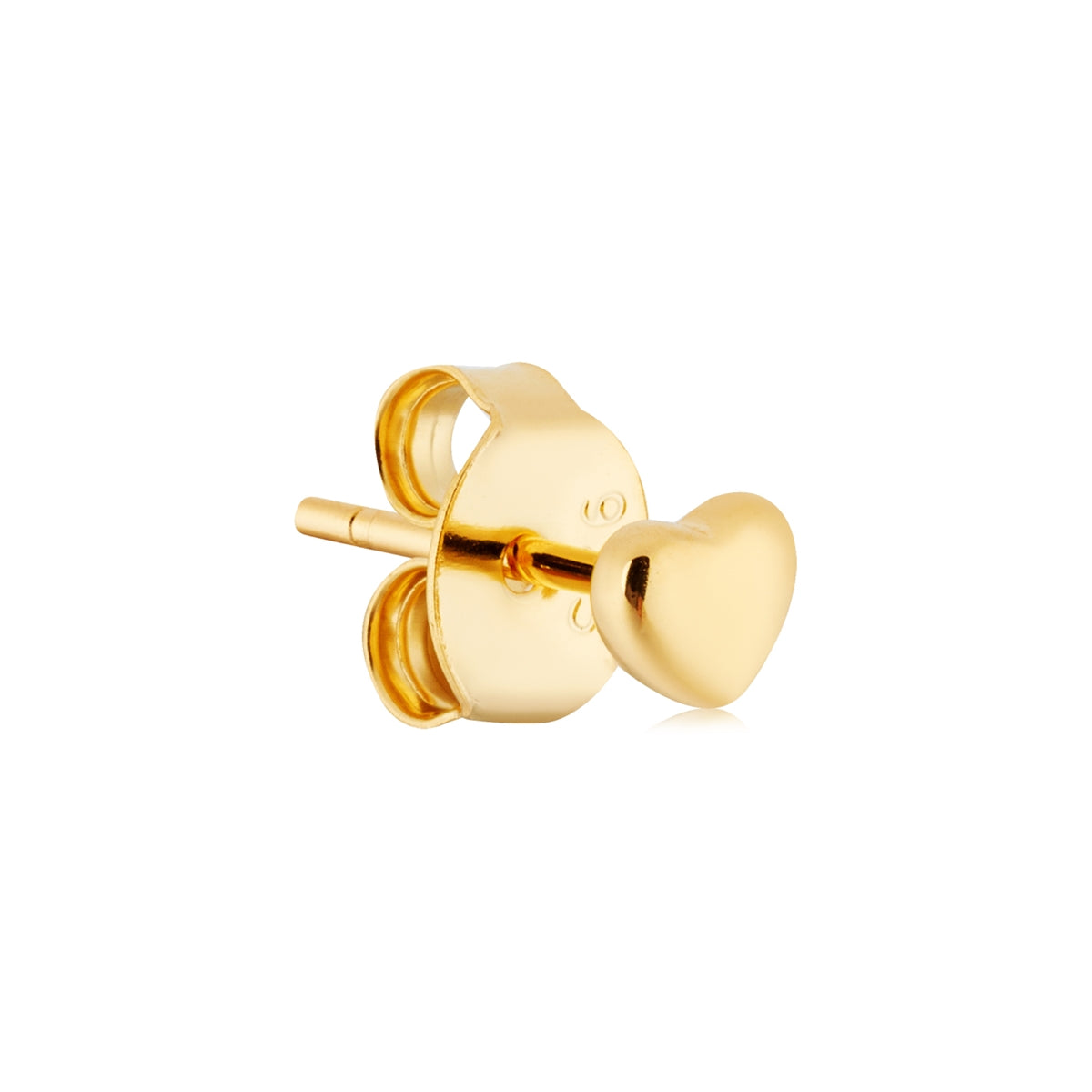 Argento Gold Mini Heart Stud Earrings