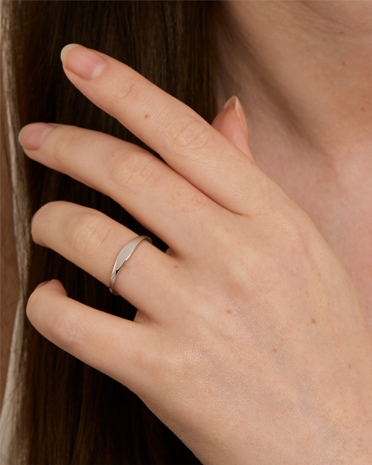 Argento Silver Adjustable Engraving Ring
