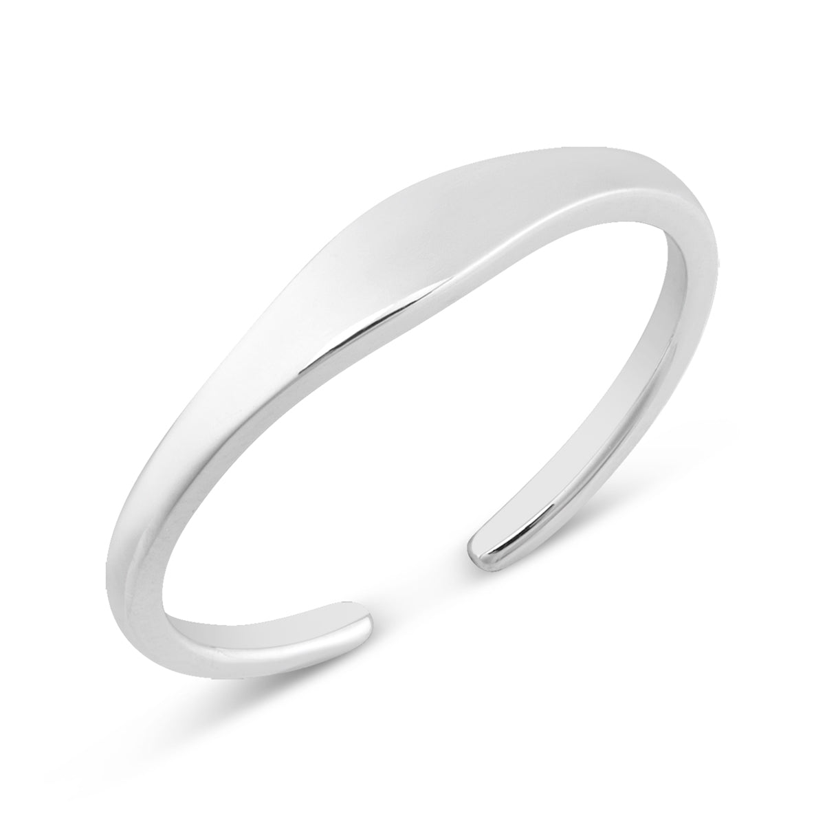Argento Silver Adjustable Engraving Ring