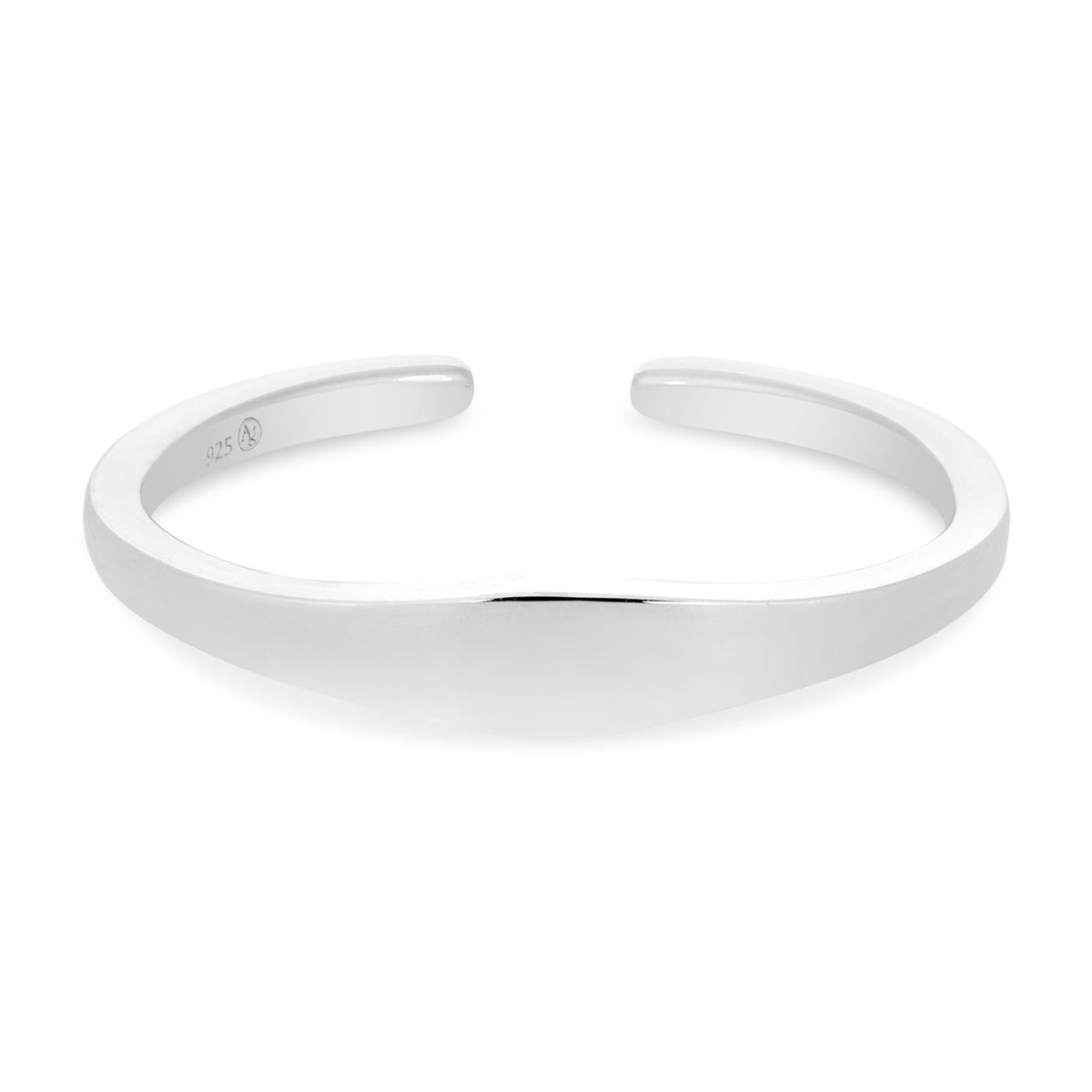 Argento Silver Adjustable Engraving Ring
