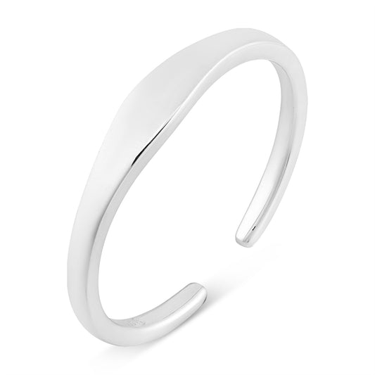 Argento Silver Adjustable Engraving Ring