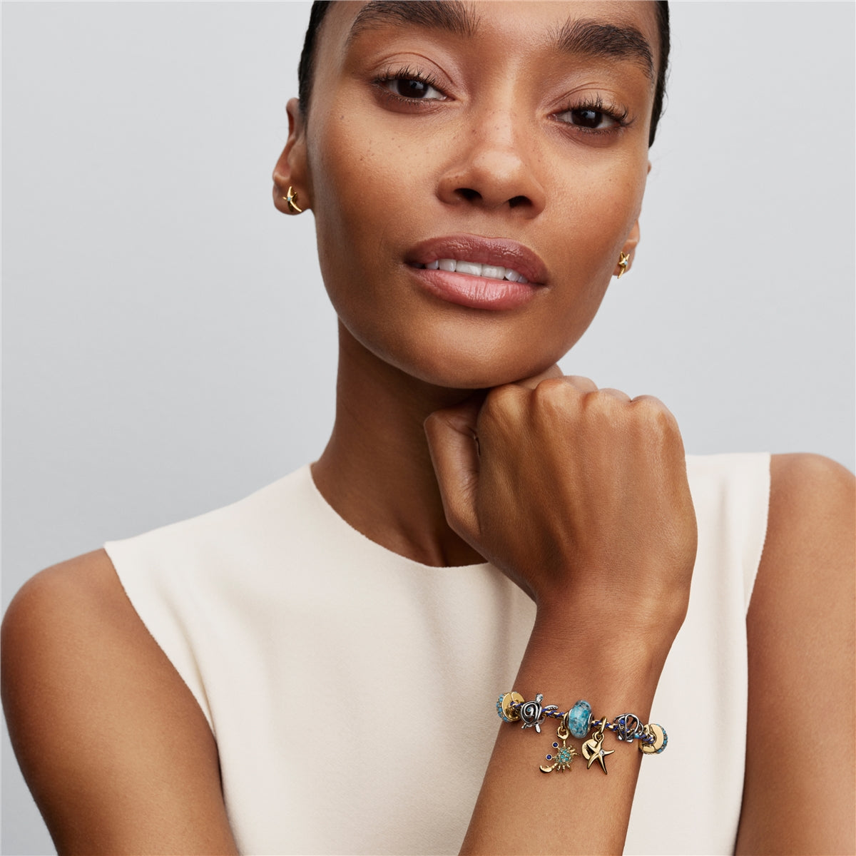 Pandora Gold Crab Dangle Charm