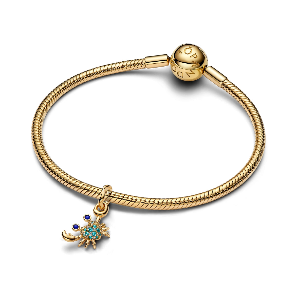 Pandora Gold Crab Dangle Charm