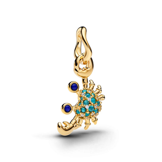 Pandora Gold Crab Dangle Charm