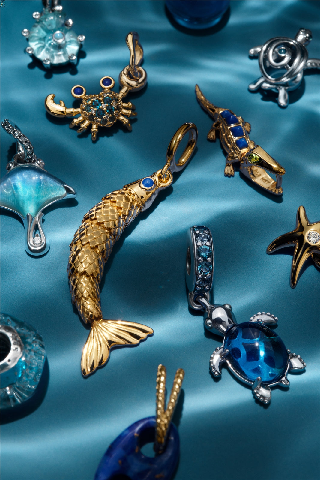 Pandora Gold Mariner Link Dangle Charm