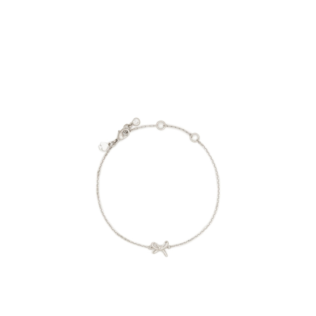 Kate Spade New York Silver Girlie Pearlie Bow Bracelet