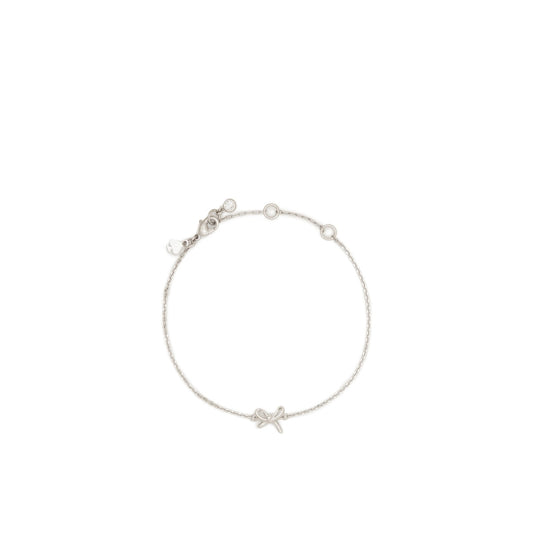 Kate Spade New York Silver Girlie Pearlie Bow Bracelet