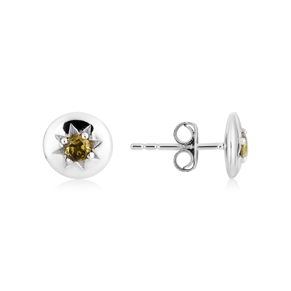 Argento Silver August Peridot Birthstone Gift Set