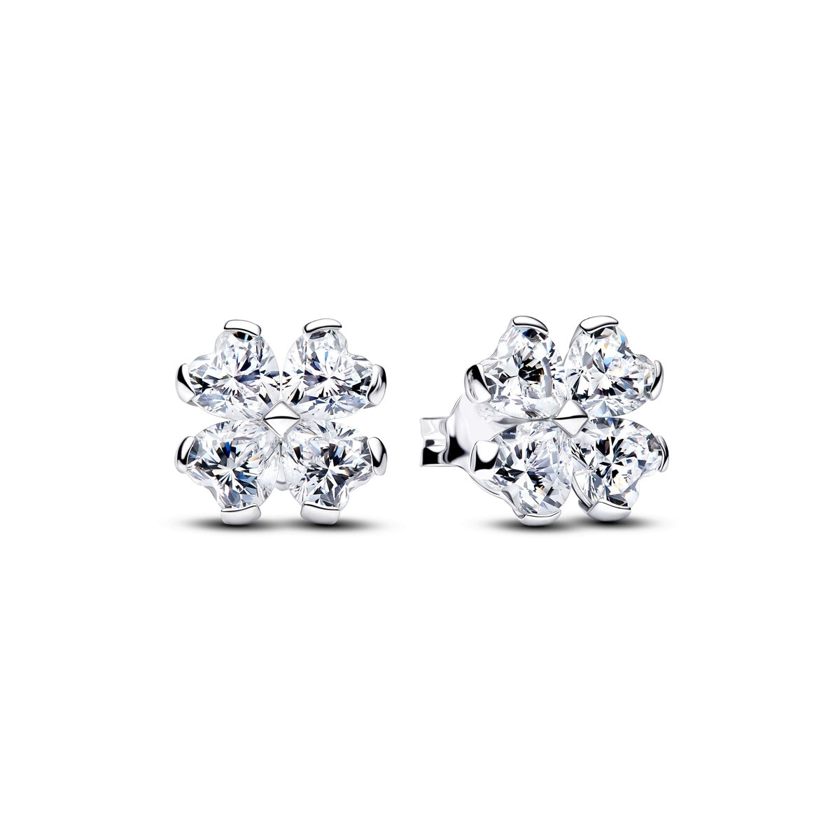 Pandora Silver Timeless Sparkling Lucky Clover Gift Set