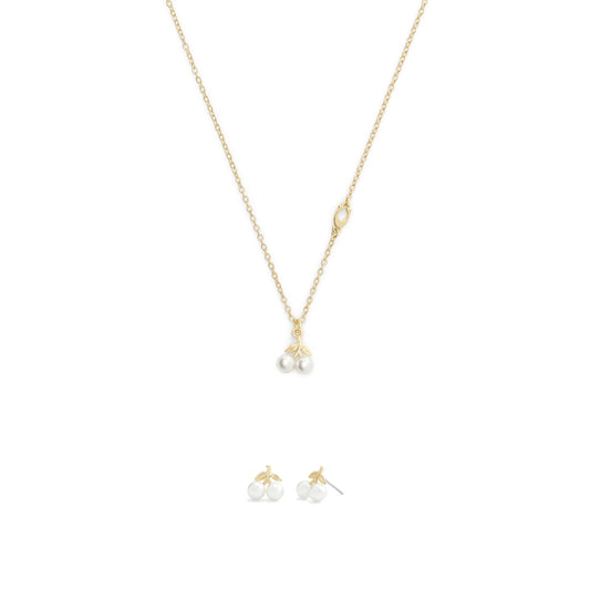 Coach Gold Pearl Cherry Gift Set
