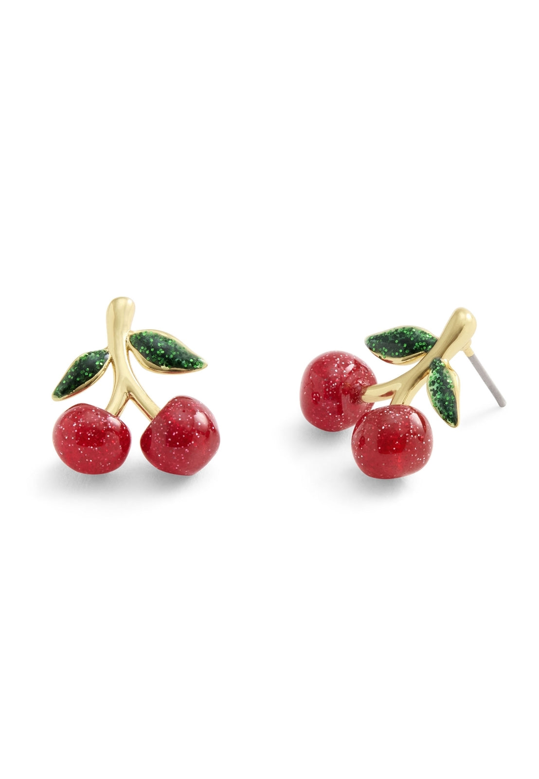 Coach Gold Enamel Green Red Cherry Set