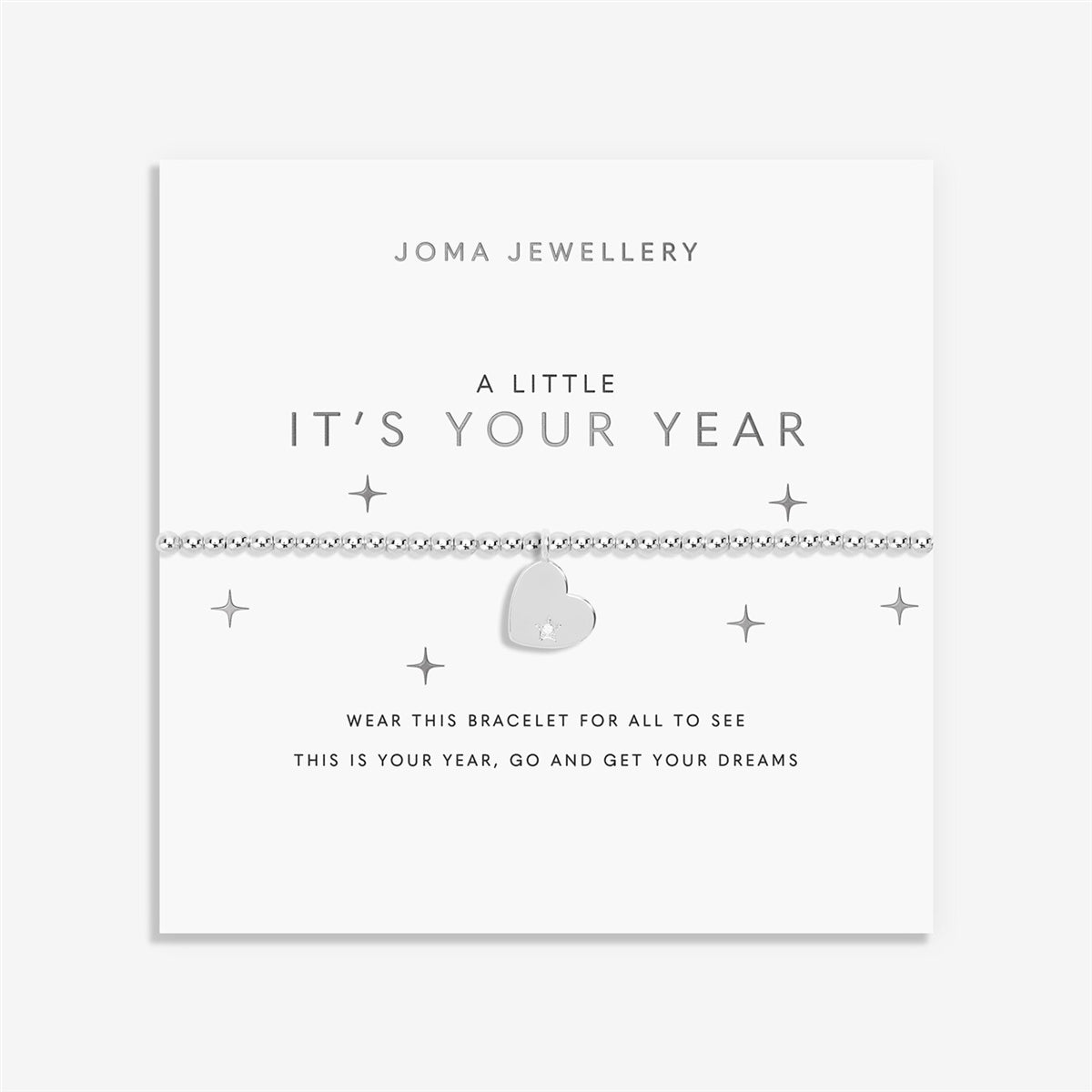 Joma A Little It Is Your Year Heart Bracelet