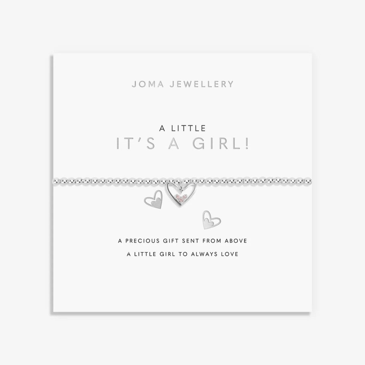 Joma A Little Its A Girl Pink Bracelet