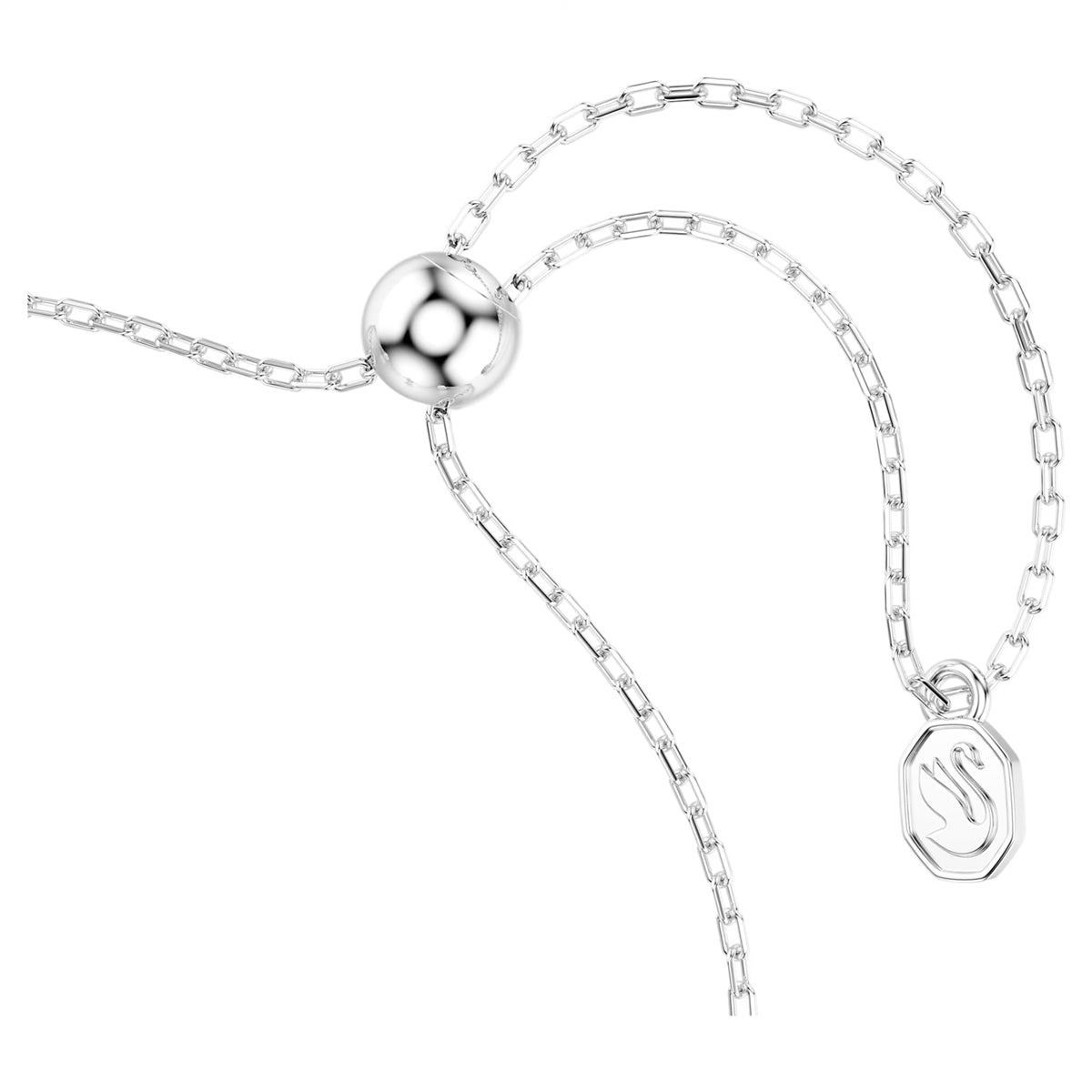 Swarovski Chroma Silver Star White Bracelet