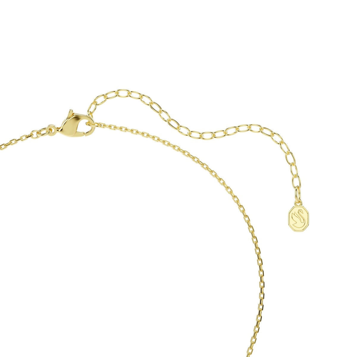 Swarovski Chroma Gold Pear Cut Blue Necklace