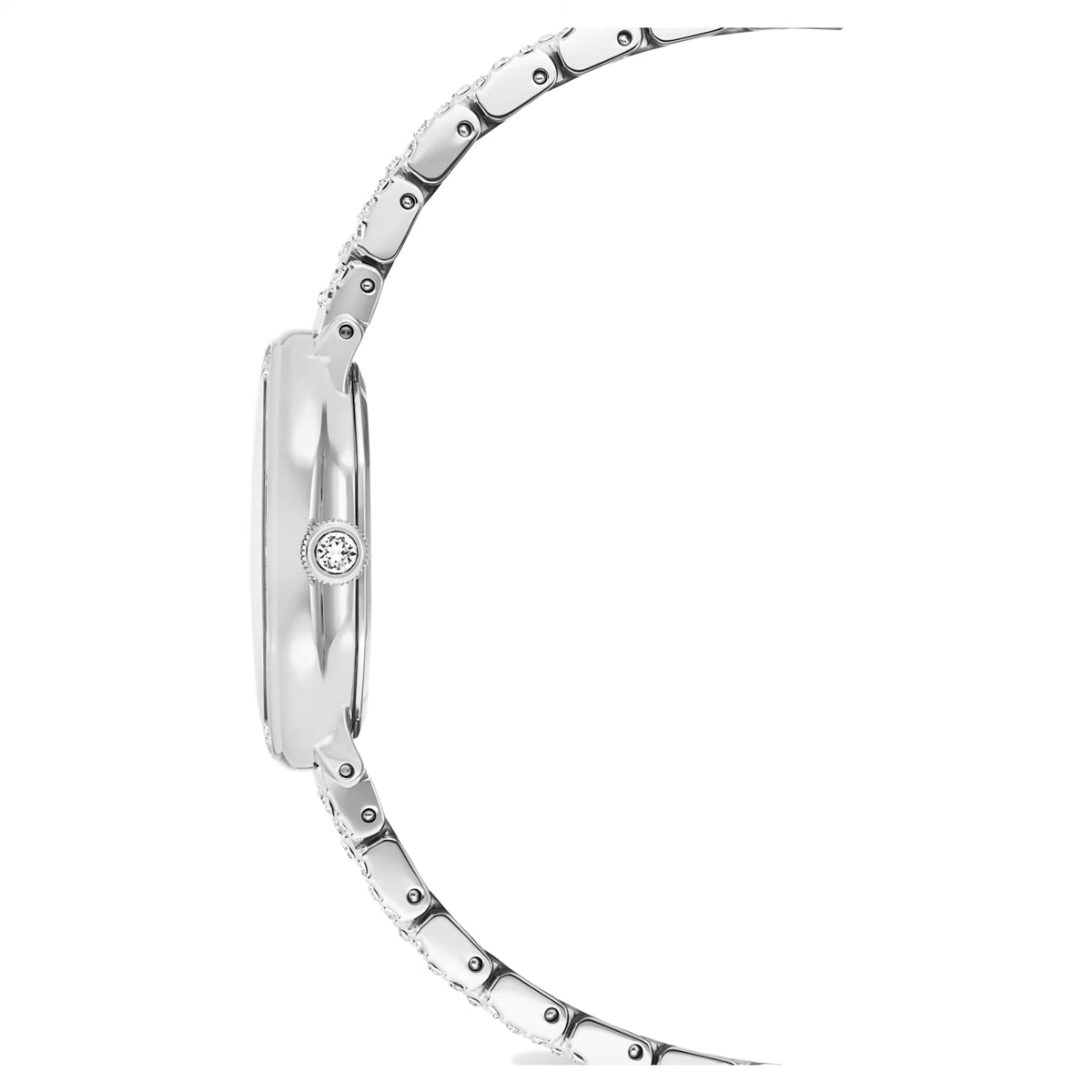 Swarovski Dextera Stainless Steel Swiss Made Metal Bracelet Octagon Watch