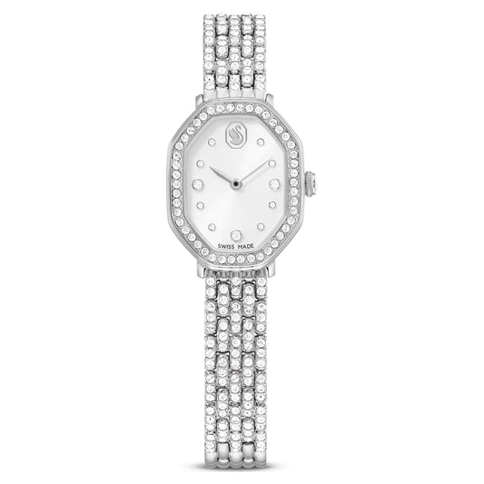 Swarovski Dextera Stainless Steel Swiss Made Metal Bracelet Octagon Watch