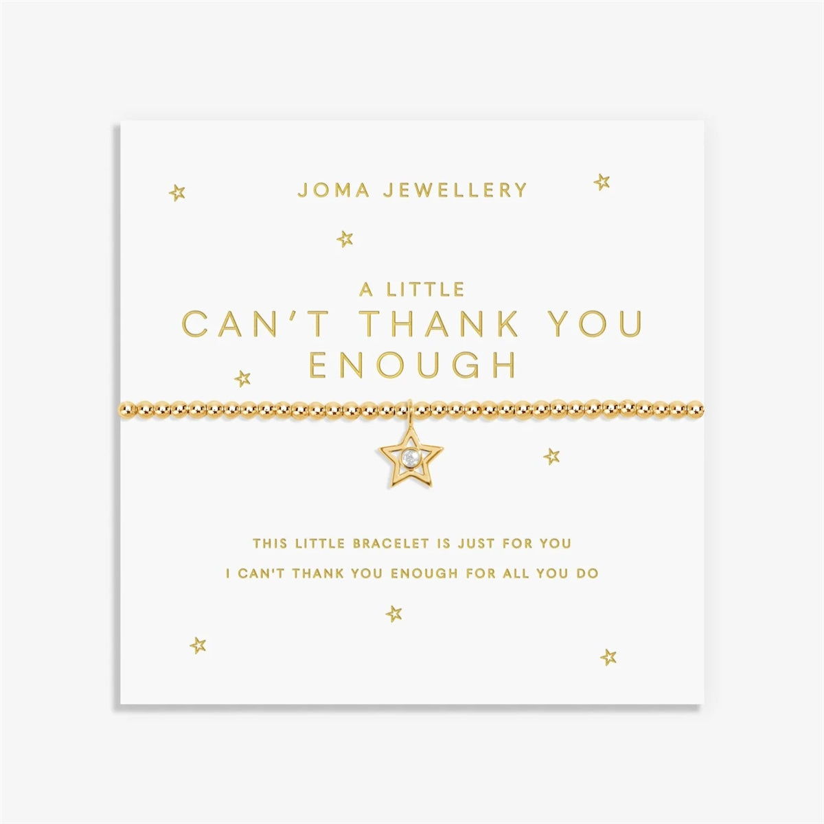 Joma A Little Can't Thank You Enoough Star Bracelet