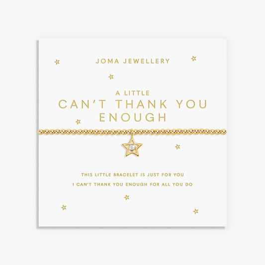 Joma A Little Can't Thank You Enoough Star Bracelet
